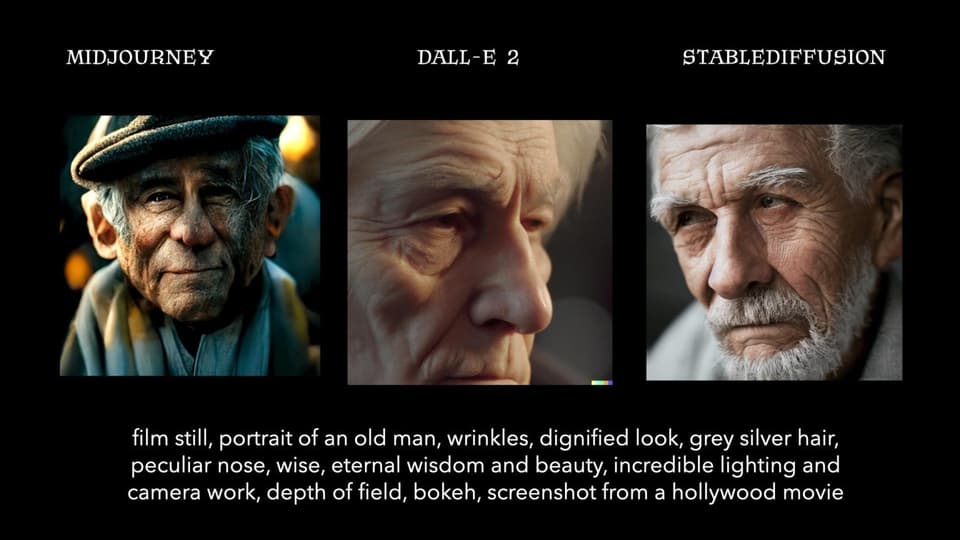 Midjourney vs DallE 2 vs Stablediffusion