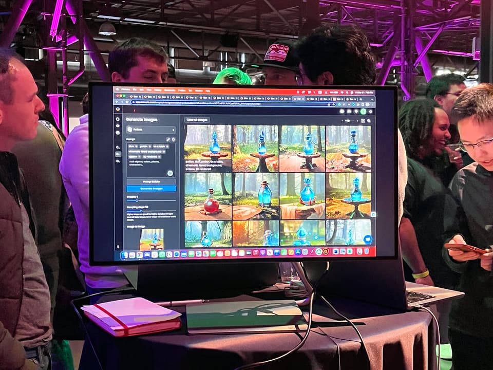 Scenario showing off variations of an image