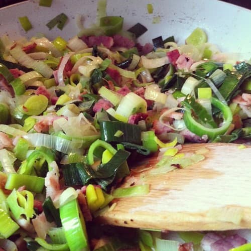 Bacon+leek Bacon+leek