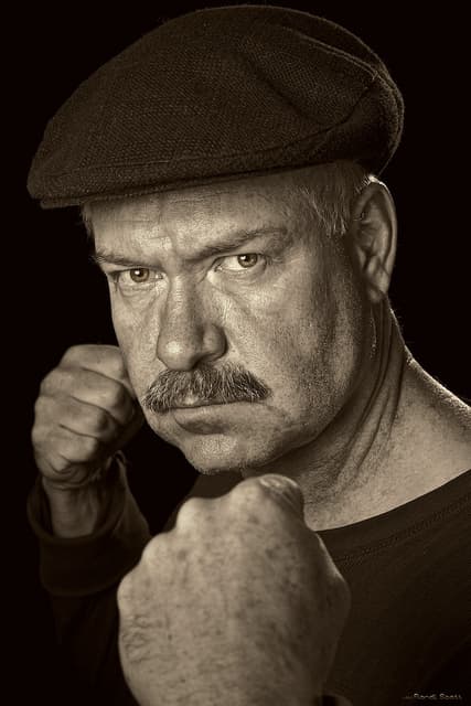 Pre-fight stare