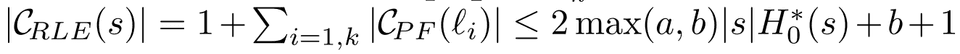 Length of CRLE