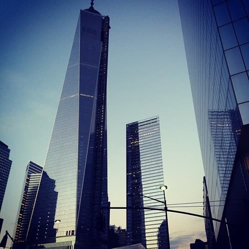 2D skyscraper next to Freedom Tower 2D skyscraper next to Freedom Tower