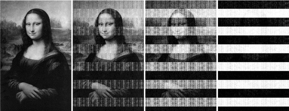 Decaying image at 5s, 30s, 60s, 5min Decaying image at 5s, 30s, 60s, 5min