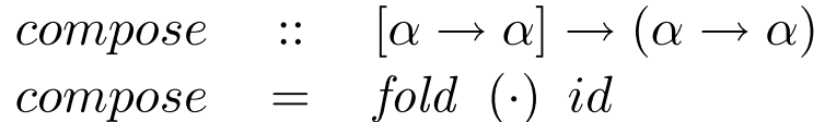 Compose as a fold Compose as a fold