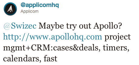I still read Apollo's tweet