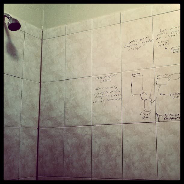 You can even work in the shower