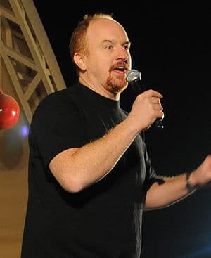 English: Comedian Louis C.K. performs for serv... English: Comedian Louis C.K. performs for serv...