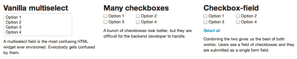 Checkbox-field