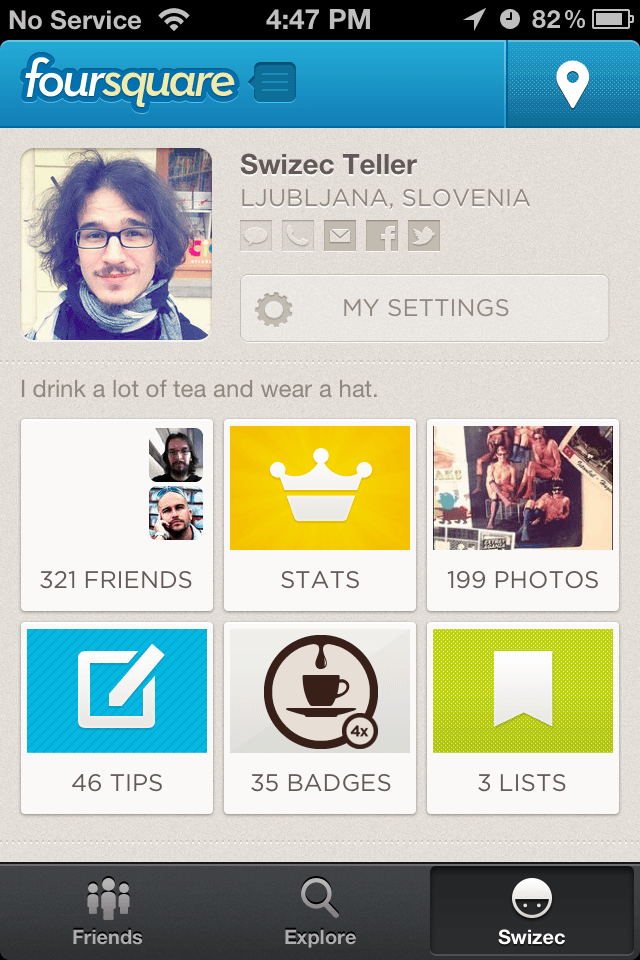 4sq profile 4sq profile