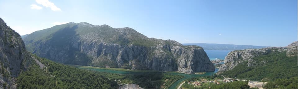 Omiš panorama