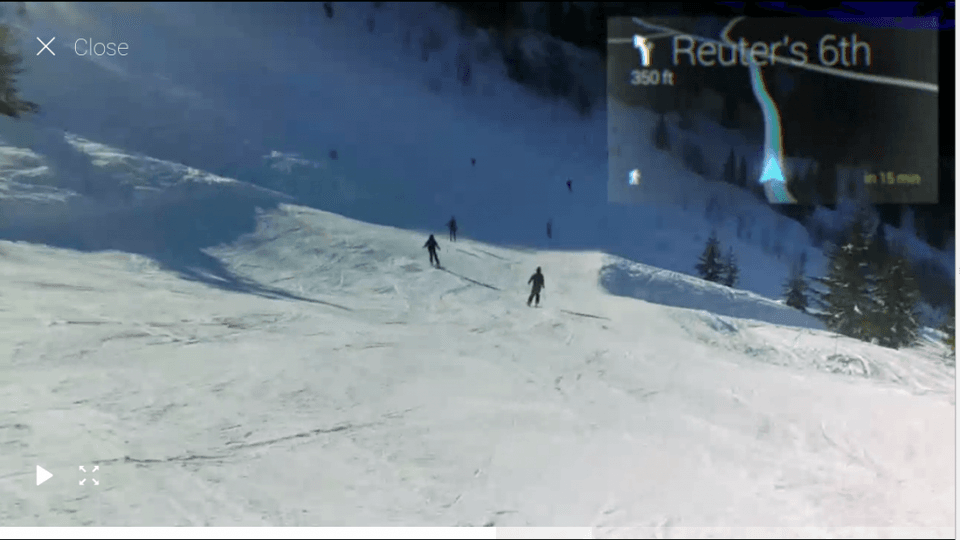 Skiing directions