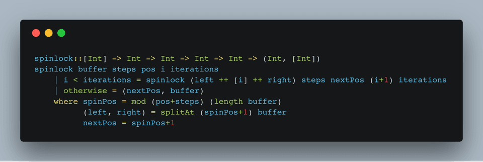 A naive spinlock implementation in Haskell
