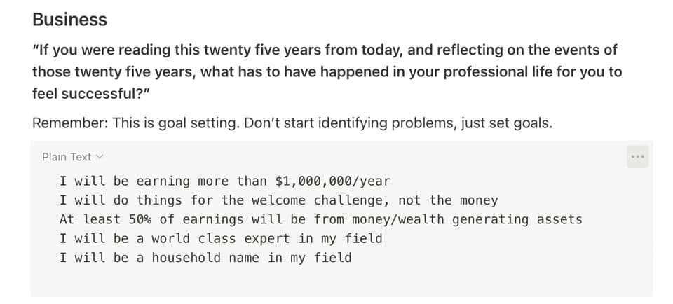 Swizec's career aspirations