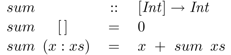 Recursively defined sum Recursively defined sum