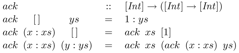 Ackermann's function Ackermann's function