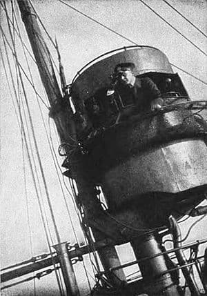 Crow's nest of SMS Derfflinger Crow's nest of SMS Derfflinger