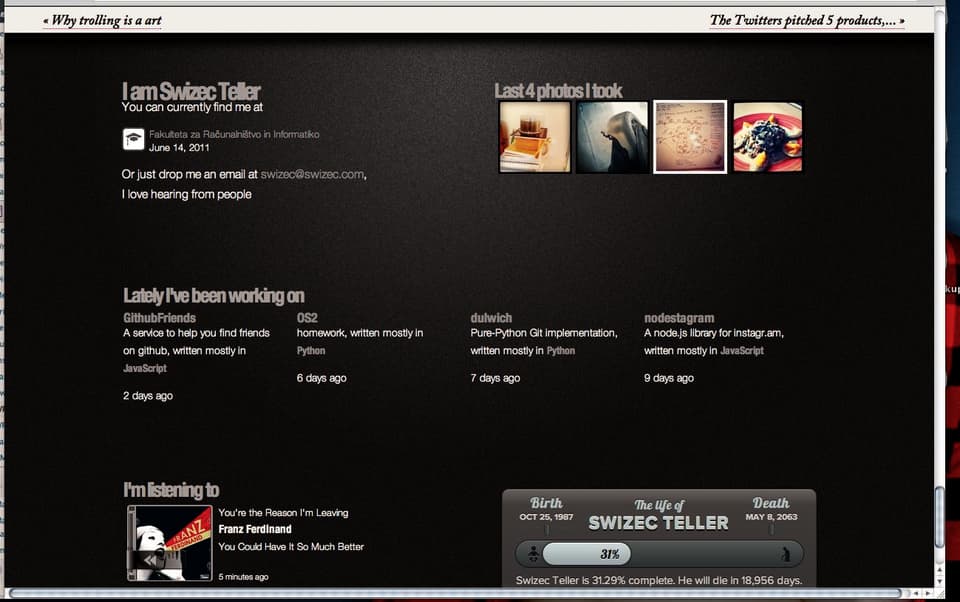 Super informative footer