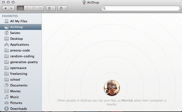 Airdrop looks pretty cool. So does the new sidebrowser in Finder