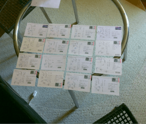 Many postcards!