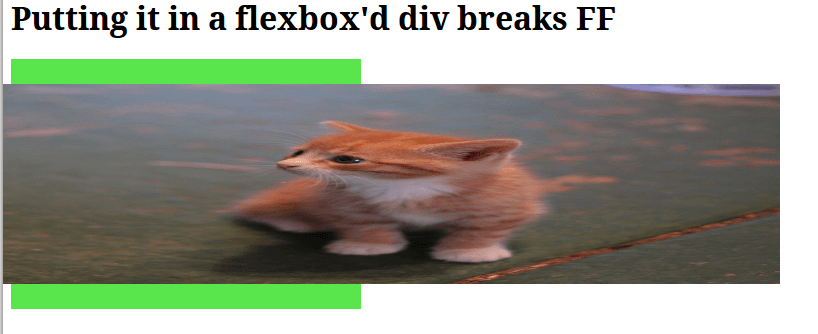 Flexbox and image scaling in FF