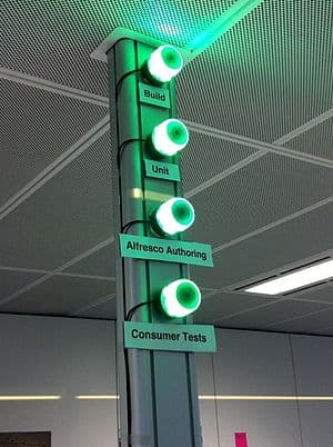 English: A series of build lights. English: A series of build lights.