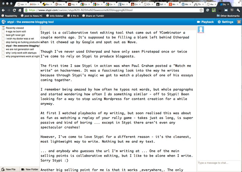 My post on Stypi in Stypi My post on Stypi in Stypi