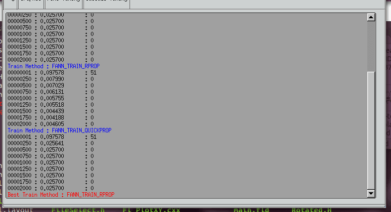 It can suggest a good training algo It can suggest a good training algo