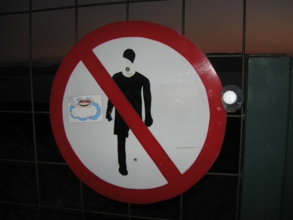 No zombies allowed at this rest stop No zombies allowed at this rest stop