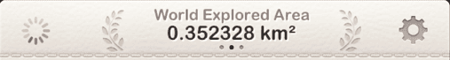 Area of world explored Area of world explored