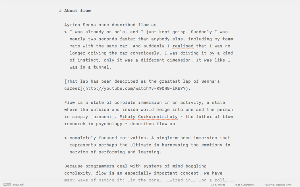iA Writer on my laptop iA Writer on my laptop