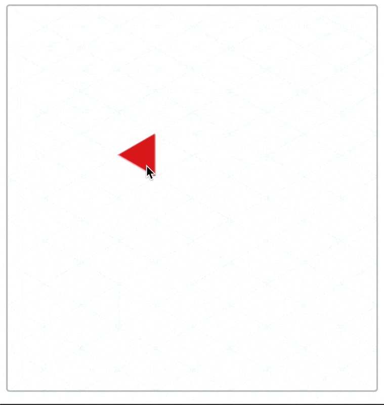 Clickable triangles