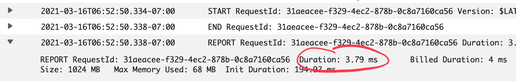 First request in days if not months