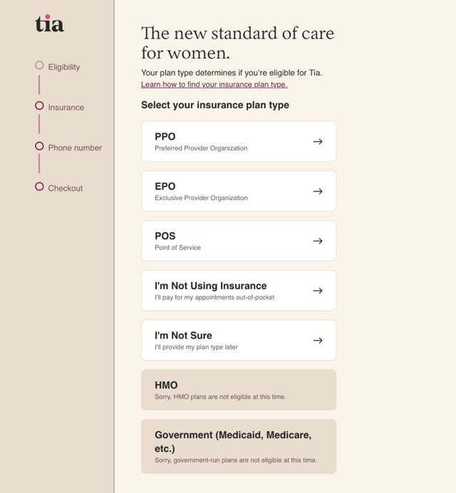 First step of signup as it looks today after a few iterations