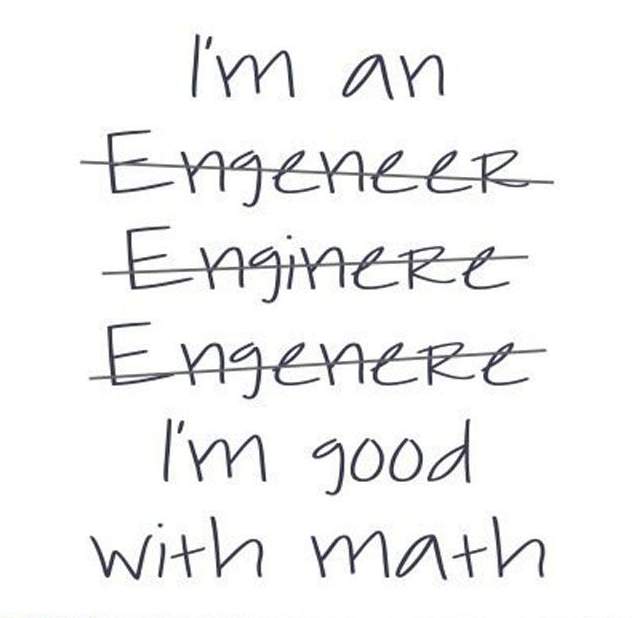 Funny engineer spelling
