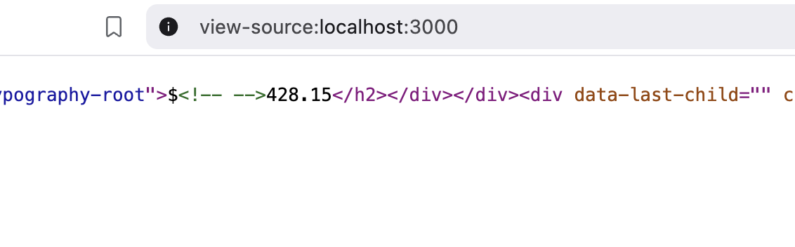 Initially static HTML