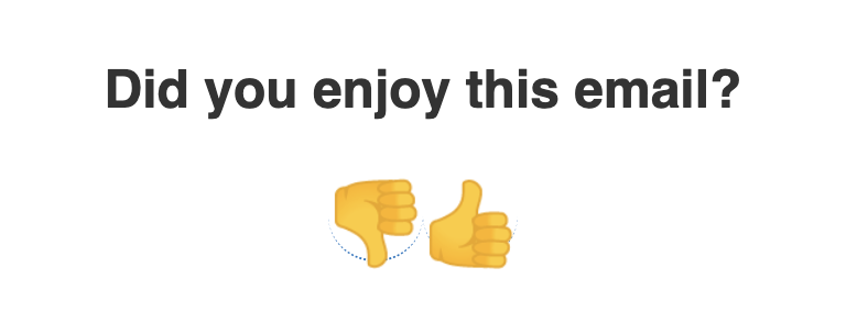 Newsletter feedback widget