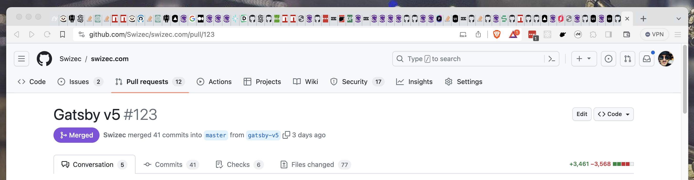 Browser tabs mean lots of research