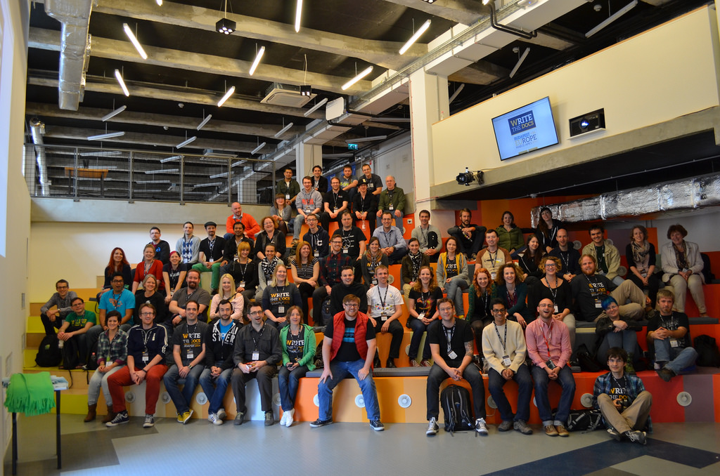 Write the Docs group photo Write the Docs group photo