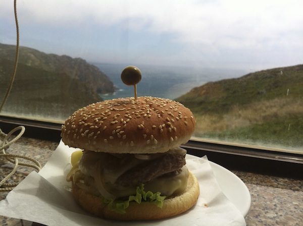 At the end of the world we ate a 17 euro hamburger At the end of the world we ate a 17 euro hamburger