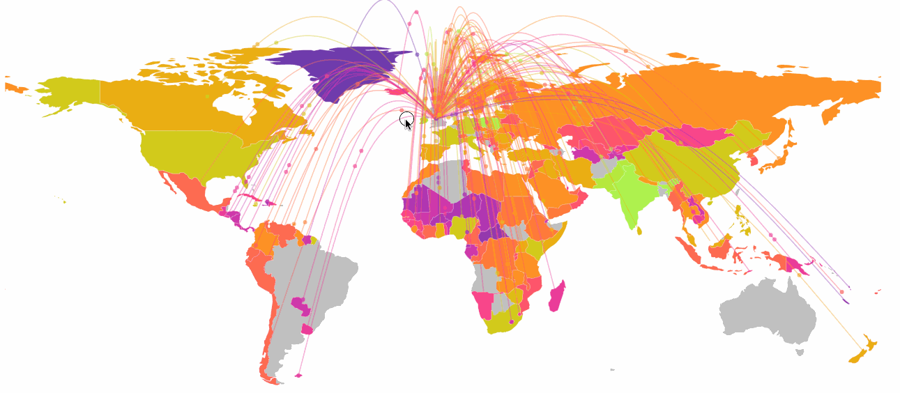 Click on the map to see a live example